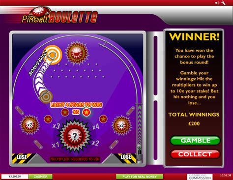 Play Pinball Roulette in online casino.